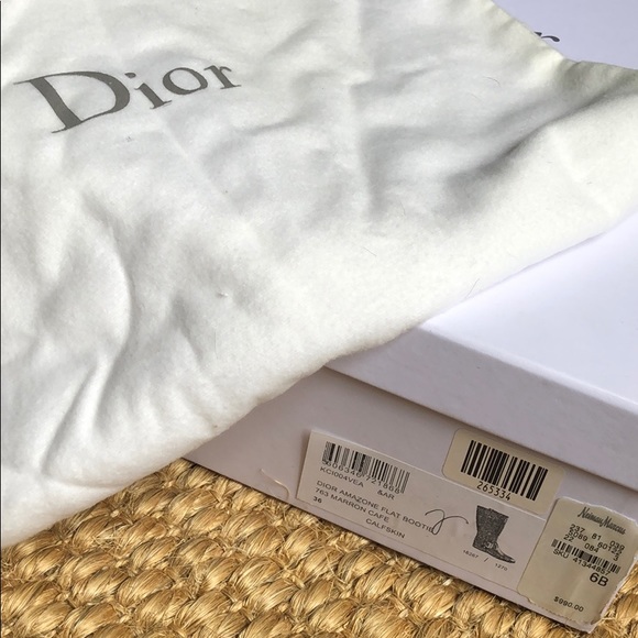 Dior calfskin riding boots - Picture 2 of 2